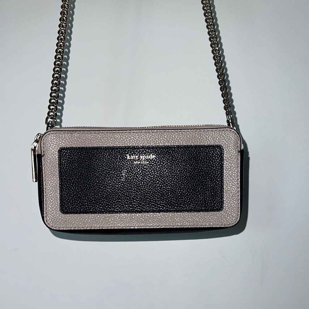 Kate Spade Black and Tan Crossbody Bag